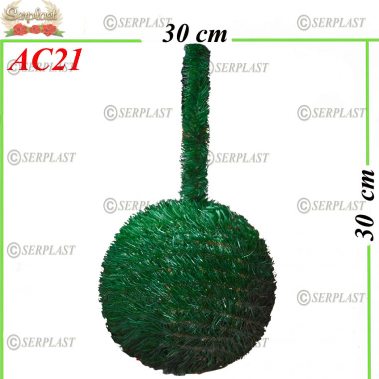 Glob decor din brad artificial Ø30-Articole de Crăciun-Serplast