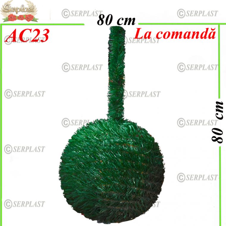 Glob decor din brad artificial Ø80-Articole de Crăciun-Serplast