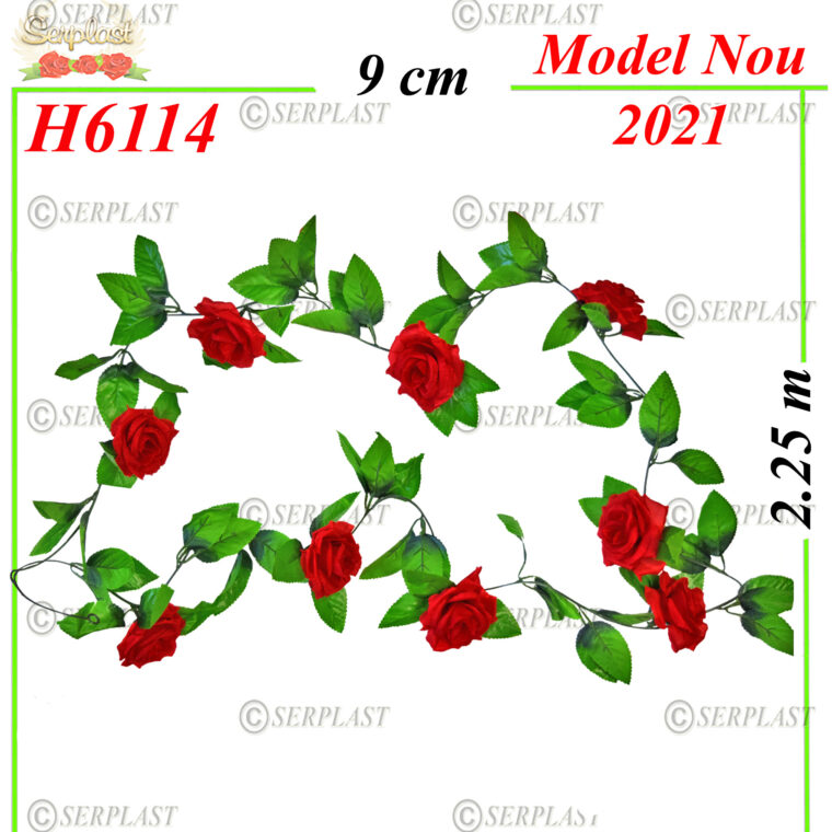 Ghirlandă Floare H6114-Buchete de flori artificiale-Serplast