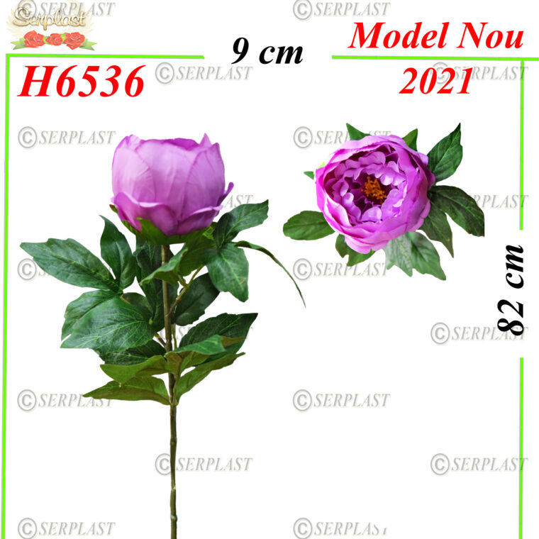 Floare Bujor H6536-Buchete de flori artificiale-Serplast
