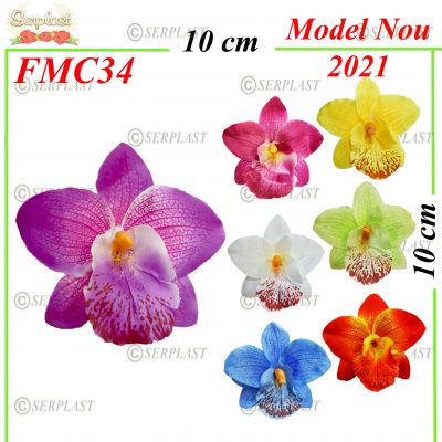 Orhidee B1109 (24buc) FMC34-Flori si Frunze din saten şi mătase-Serplast
