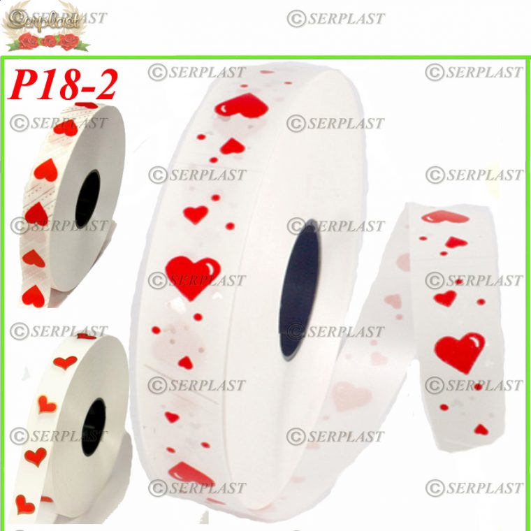 Panglică cu inimioară F2-100-Panglică-Serplast