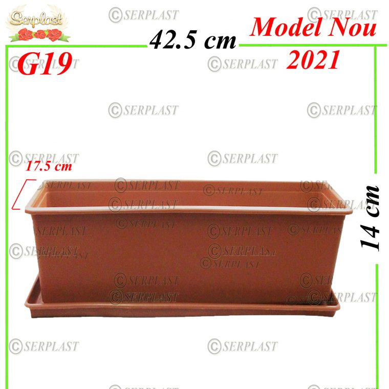 Set jardeniere 42.5cm- Ghivece-Serplast