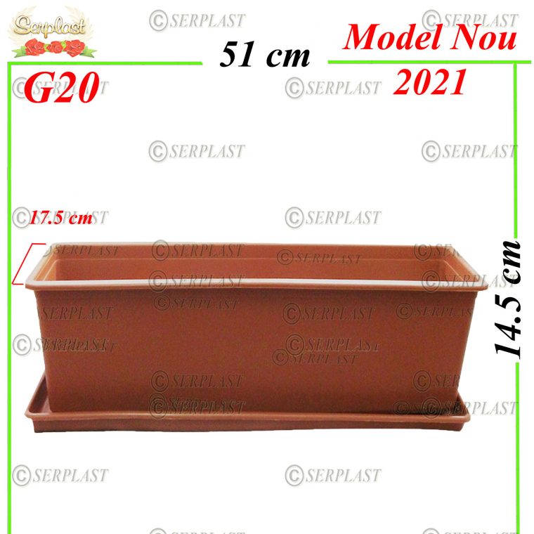 Set jardeniere 51cm- Ghivece-Serplast