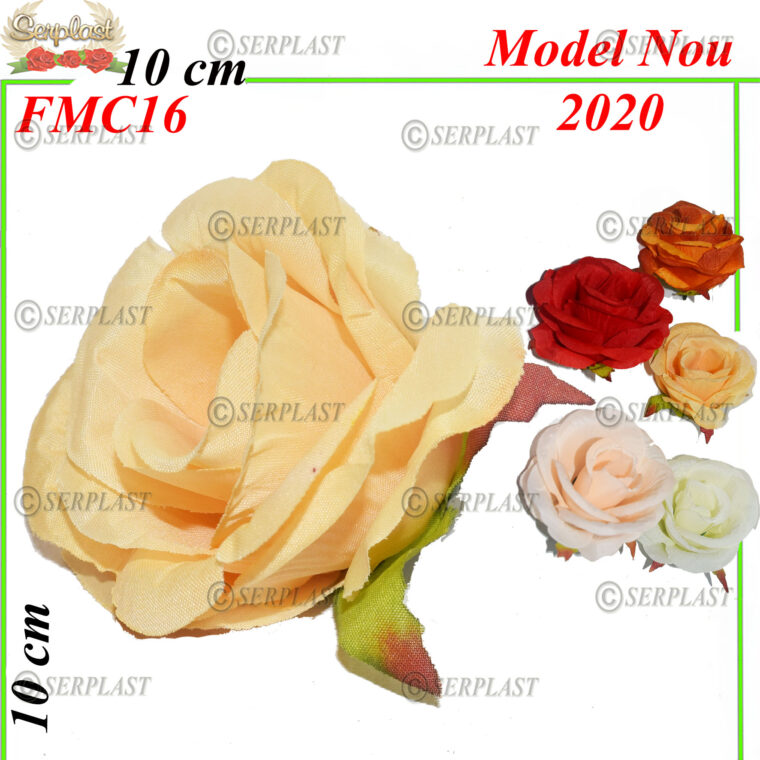 Trandafir B1075-Flori si Frunze din saten şi mătase-Serplast