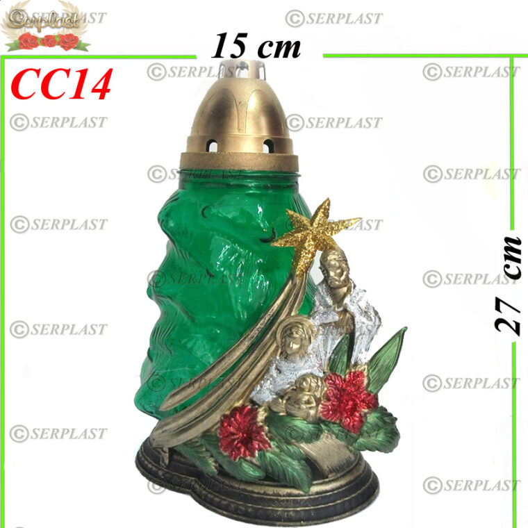 CC14, Candelă de crăciun cu îngeraş 7.9 lei - Candela - Serplast