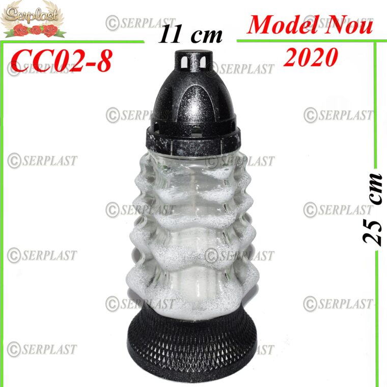 CC02-8, Candelă de crăciun Tip Brad Alb 5 lei - Candela - Serplast