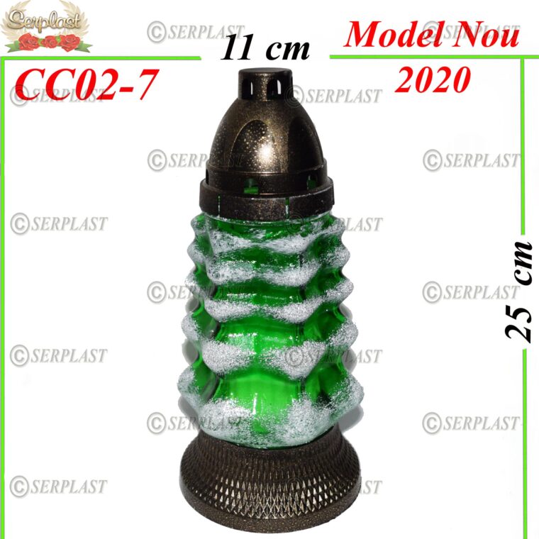 CC02-7, Candelă de crăciun Tip Brad 5 lei - Candela - Serplast