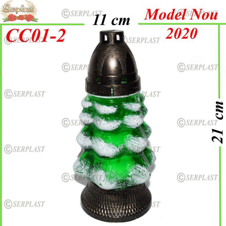 CC01-2, Candelă de crăciun Tip Brad 3.5 lei - Candela - Serplast