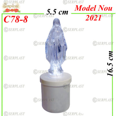 C78-8, Candelă Led și Sf. Maria - Serplast - Candele