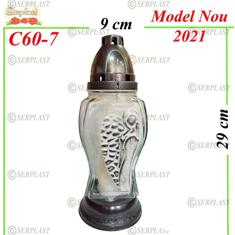 C60-7, Candelă cu îngeraș 9.5 lei - Candela - Serplast
