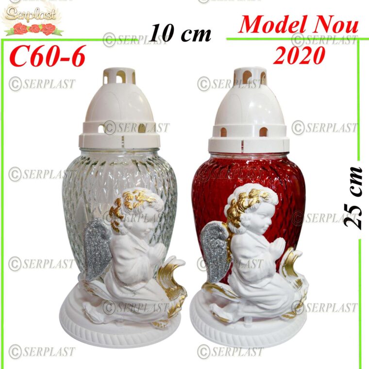 C60-6, Candelă cu îngeraș 9.4 Lei - Candela - Serplast