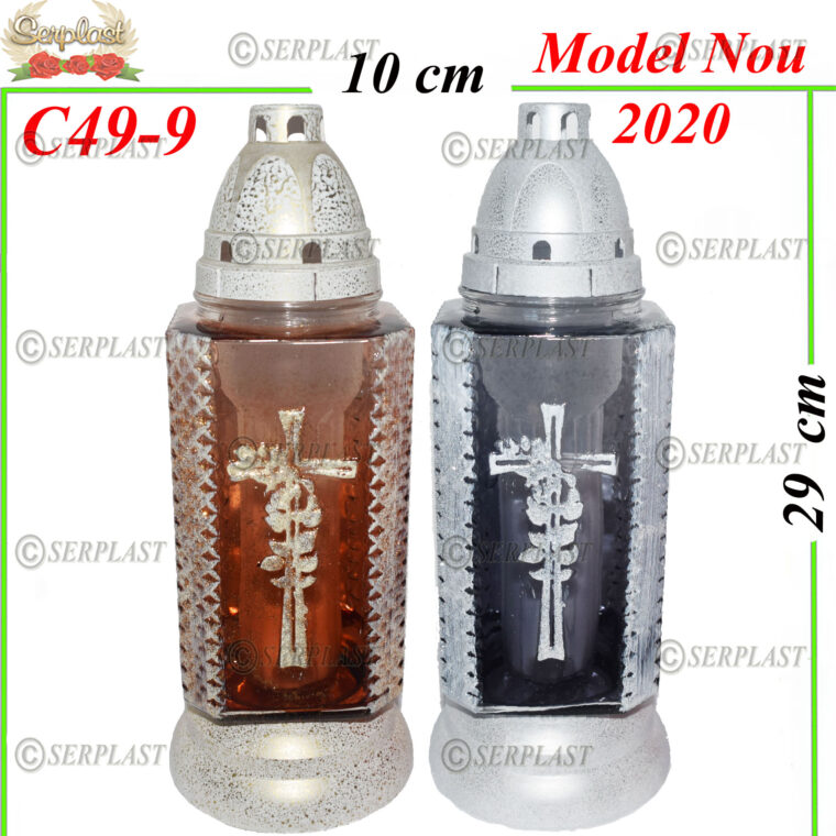 C49-9, Candelă cu cruce 10 lei - Candela - Serplast