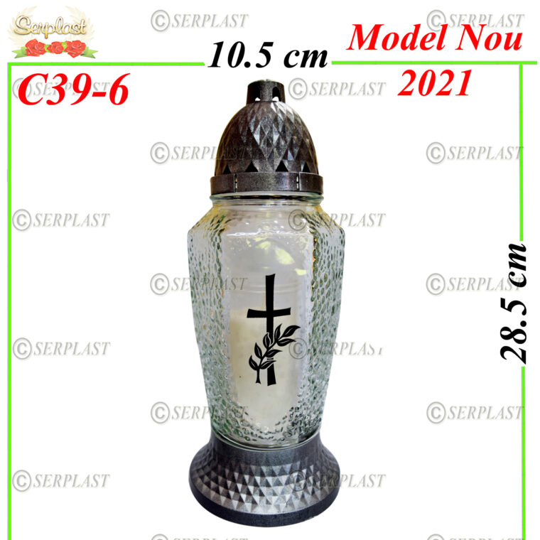 C39-6, Candelă cu cruce 7.5 lei - Candela - Serplast