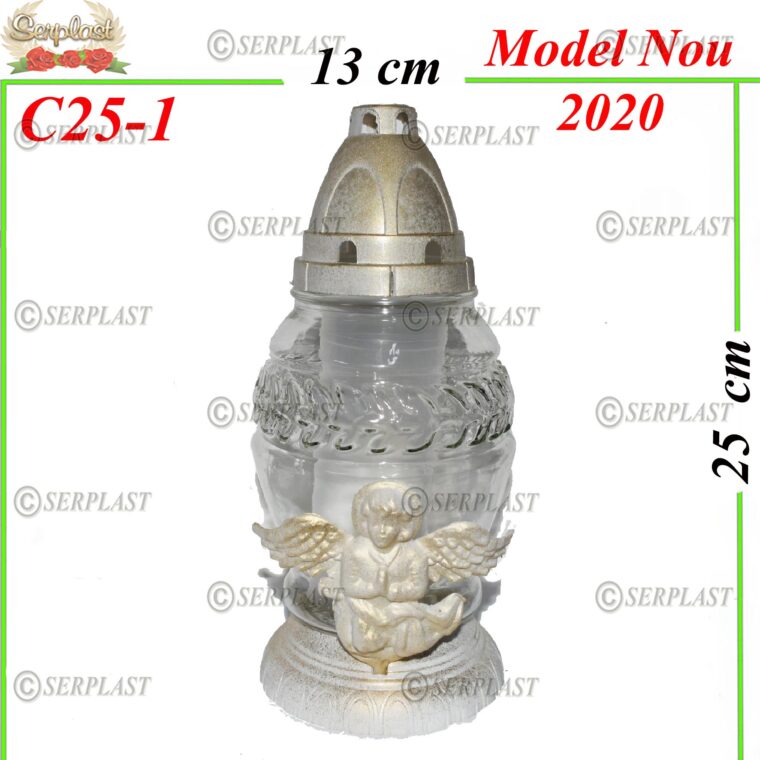 C25-1, Candelă cu ingeras 6 lei - Candela - Serplast
