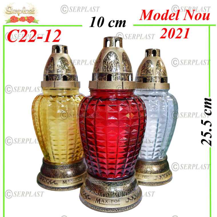 C22-12, Candelă simplă cu model 6.5 lei - Candela - Serplast