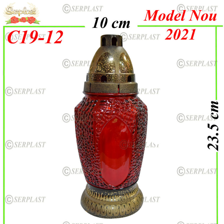 C19-12, Candelă cu model mozaic 5 lei - Candela - Serplast