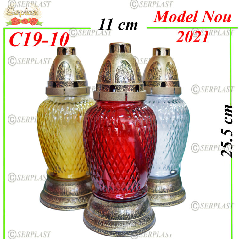 C19-10, Candelă cu model simplu 7 lei - Candela - Serplast