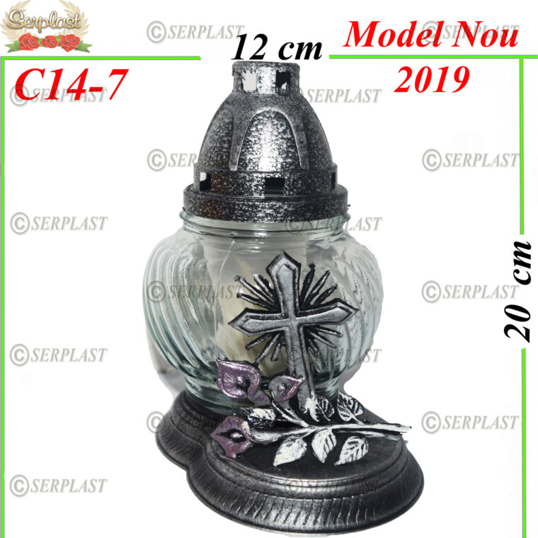 C14-7, Candelă cu cruce 5.5 lei - Candela - Serplast