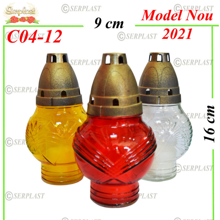  C04-12, Candelă mică cu model 3.60 lei - Candela - Serplast