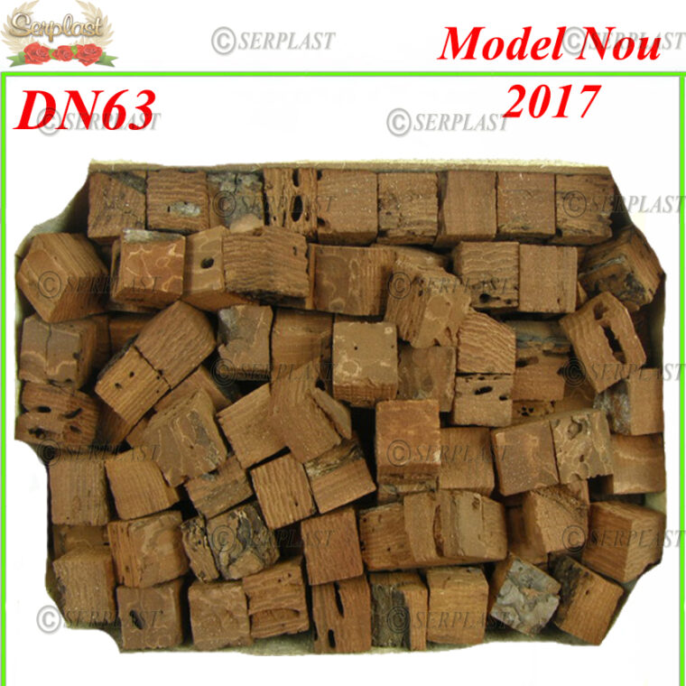 DN63, Cuburi lemn - Decor natural - Serplast