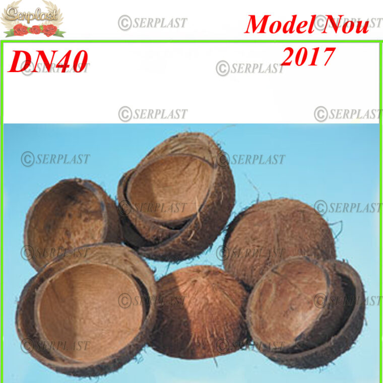 Coajă nucă de cocos natur - Decor natural - Serplast