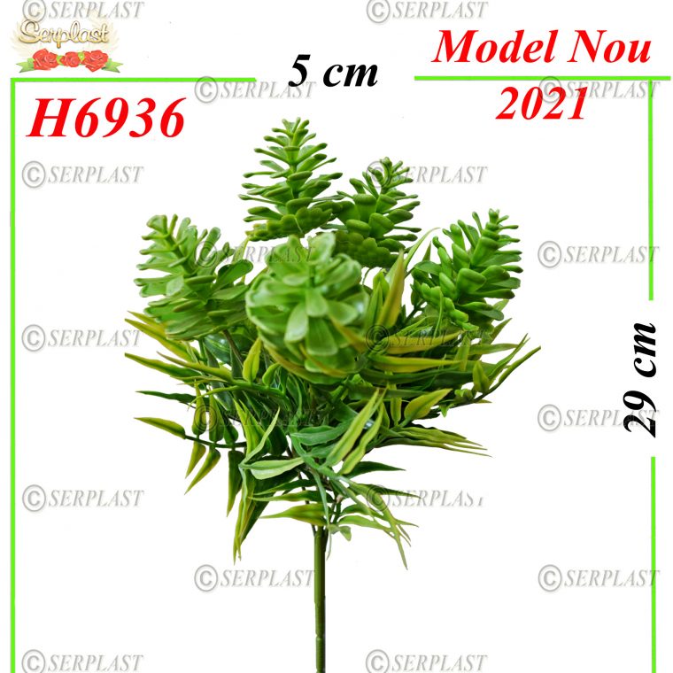 Buchet cu con H6936-buchete de flori artificiale-serplast