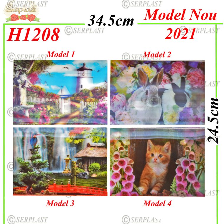 H1208 Suport Farfurie 3D-Articole din magazinul nostru-Serplast-Articole din magazinul nostru-