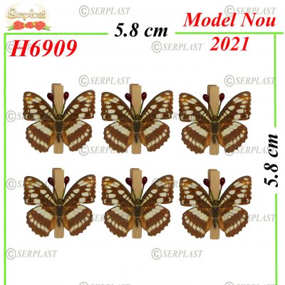 H6909 Decor Clamă Fluturaș-Articole din magazinul nostru-Serplast