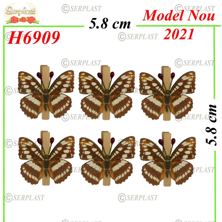 H6909 Decor Clamă Fluturaș-Articole din magazinul nostru-Serplast