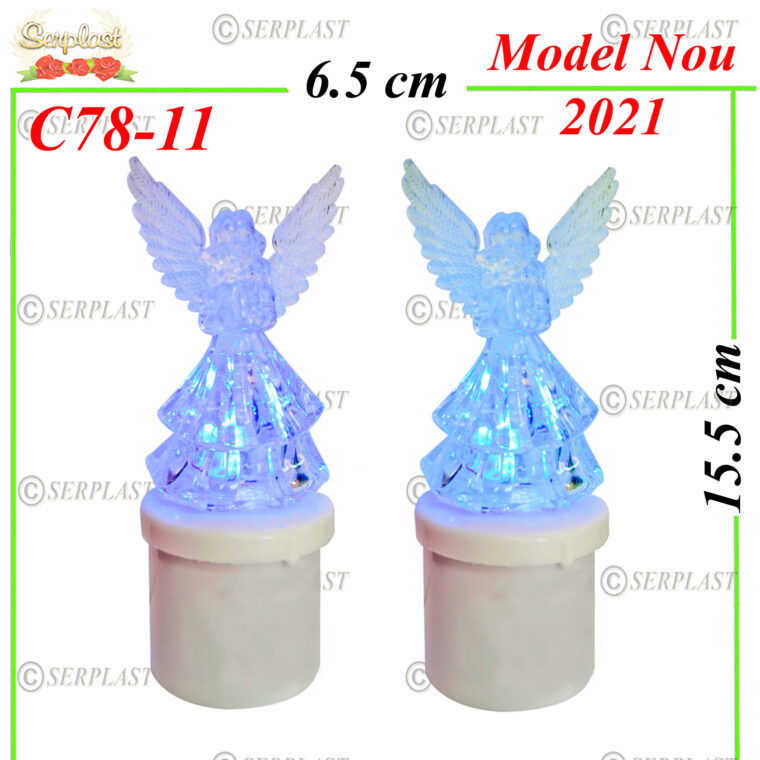 C78-11, Candelă electric și cu înger 12 lei - Candela - Serplast