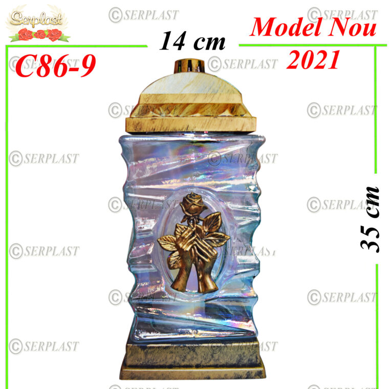 C86-9, Felinar cu trandafir 26 lei - Candele - Serplast