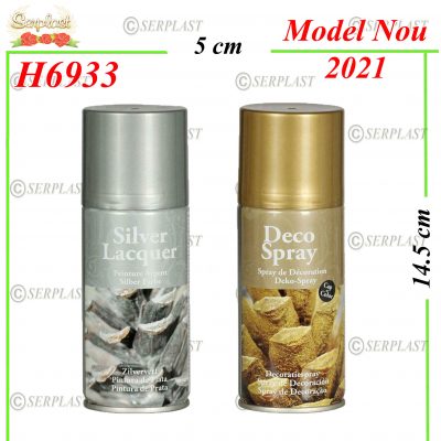 H6933 Spray Auriu-Argintiu-Articole pentru Florării