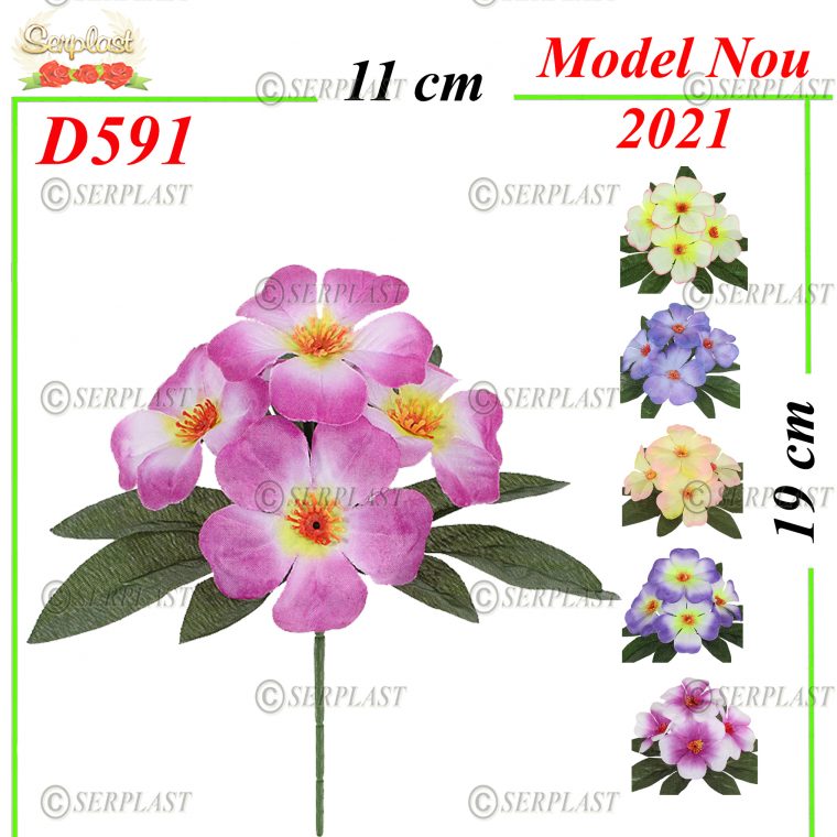 Buchet Panseluță D591-Buhcte de flori artificiale-serplast