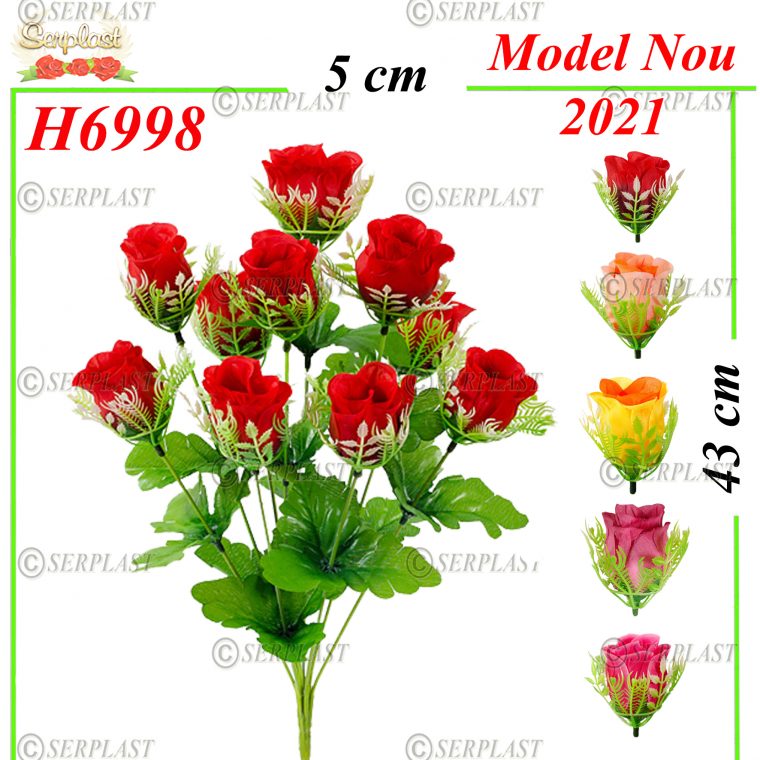 Buchet Trandafir H6998 -Buchete de flori artificiale-serplast