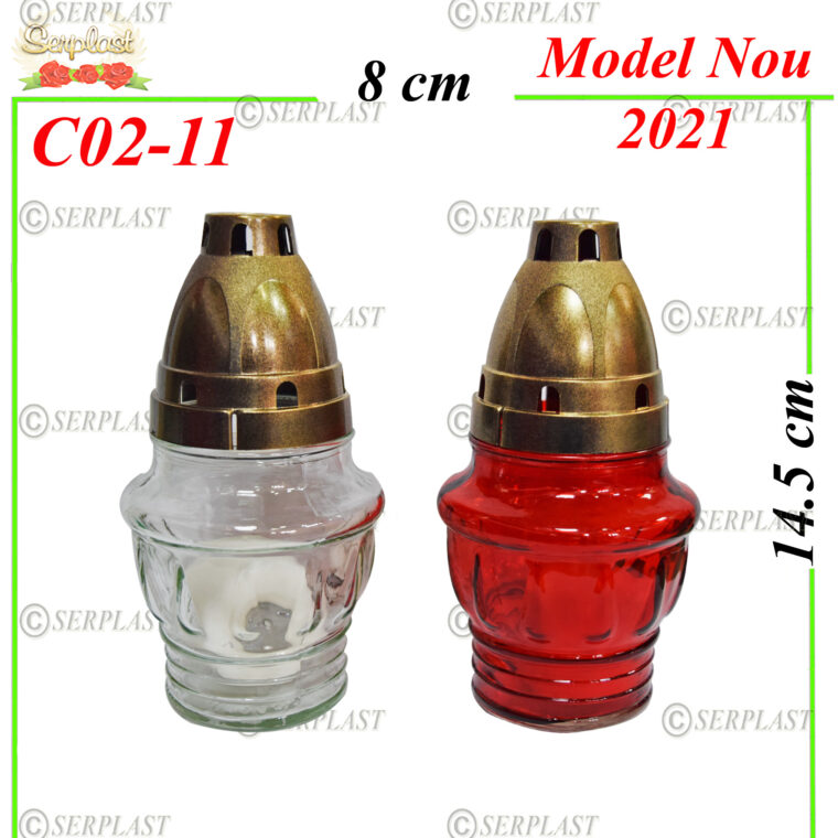 C02-11, Candelă mică 2.5 lei, - Candele - Serplast