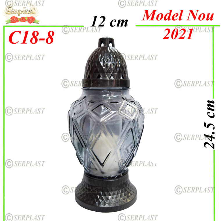 C18-8, Candelă cu model 6 lei - Candele - Serplast