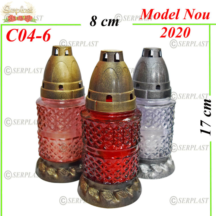 C04-6, Candelă cu model geometric 2.7 lei - Candele - Serplast