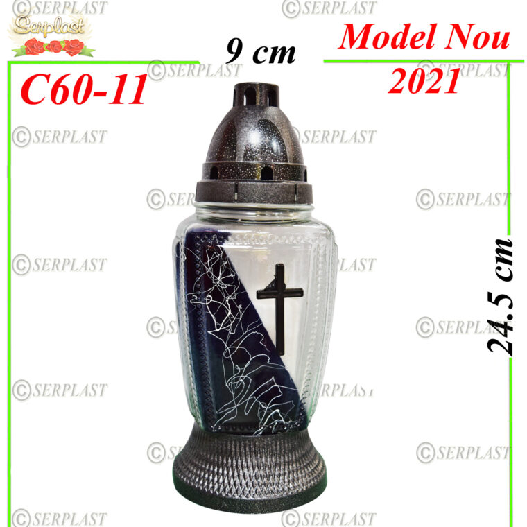 C60-11, Candelă cu cruce 8.9 lei - Candele - Serplast