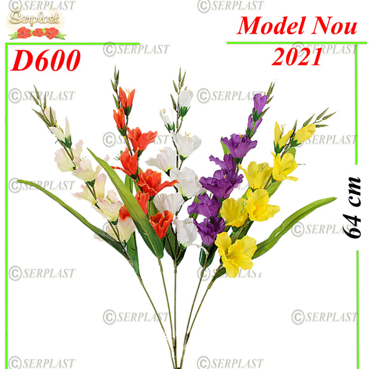 Gladiolă D600-Buchete de flori artificiale-Serplast
