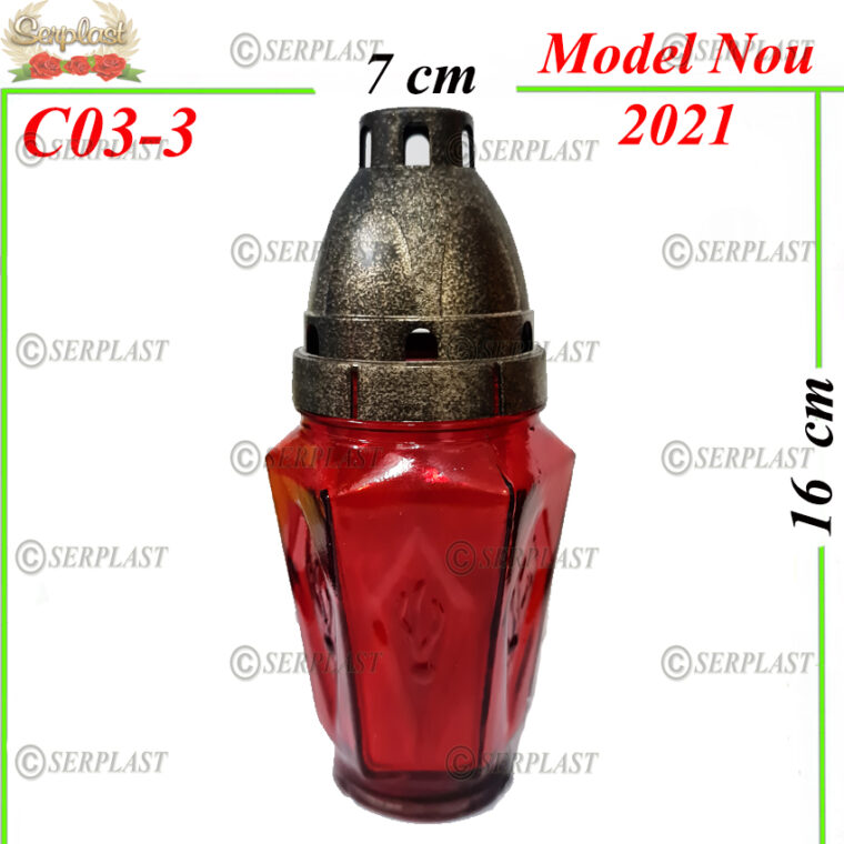 C03-3, Candelă sfinx 2.5 lei - Candele - Serplast