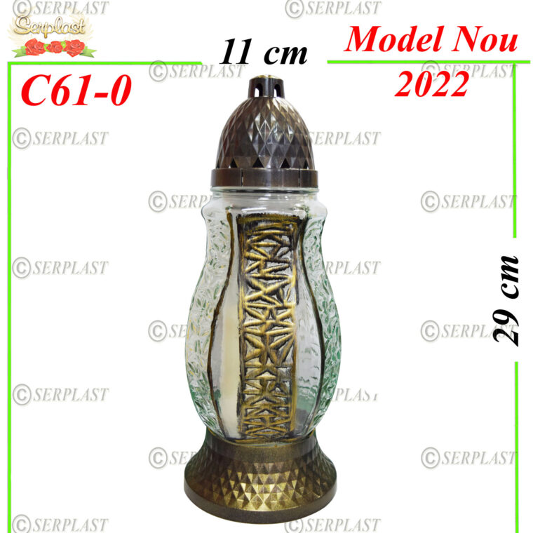  C61-0, Candelă cu model 9 lei - Candele - Serplast