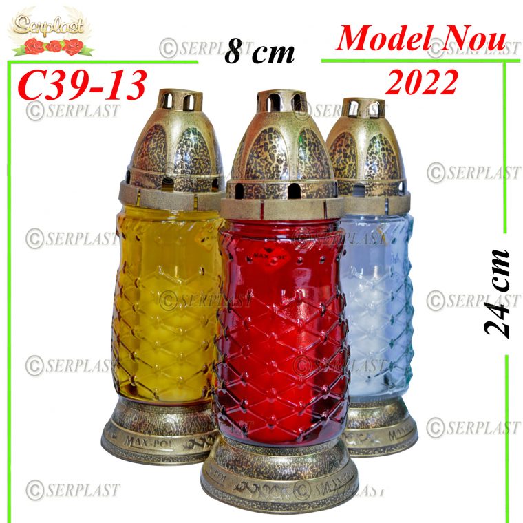C39-13, Candelă cu model 8.5 Lei - Serplast - Candele