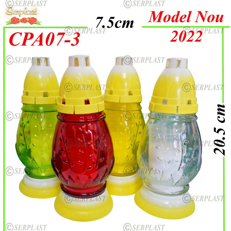  CPA07-3, Candelă cu ou și floare 5 lei - Candele - Serplast