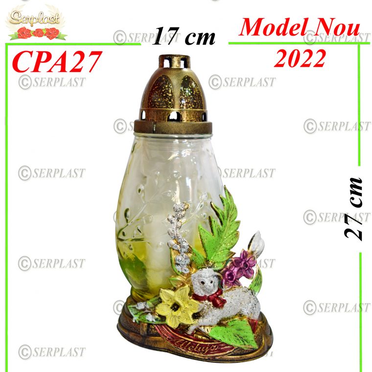 CPA27, Candelă cu miel 12.5 lei - Candele - Serplast