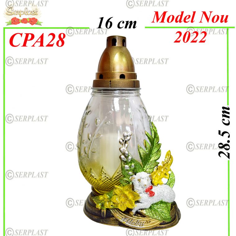 CPA28, Candelă cu miel 13.5 lei - Candele - Serplast