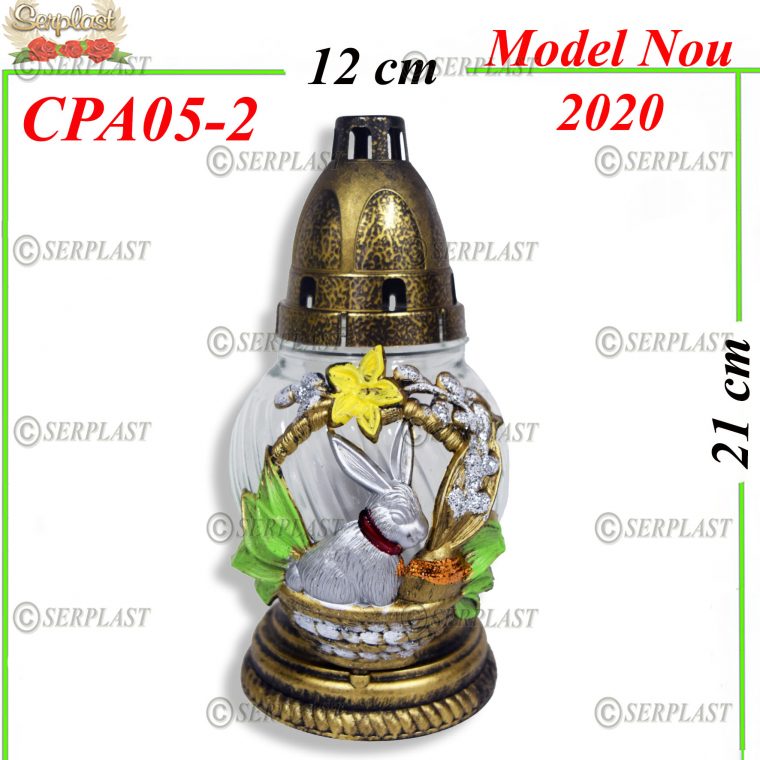 CPA05-2, Candelă cu iepure 6.5 lei - Serplast - Candele