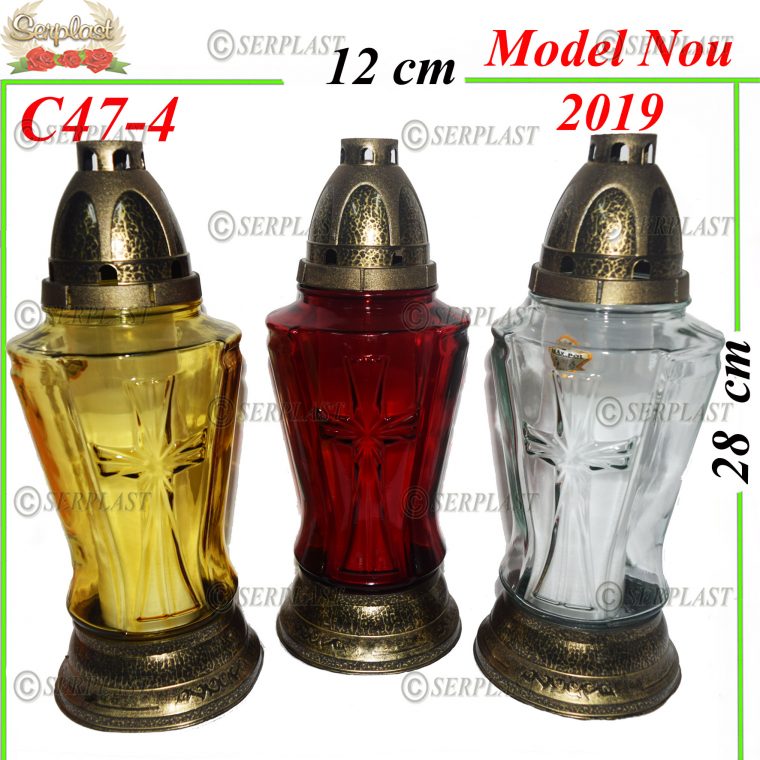C47-4, Candelă cu cruce 7 lei - Candele - Serplast