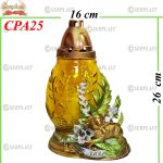 Candelă cu miel 10 lei (set de 5 buc) 26 cm CPA25 -w