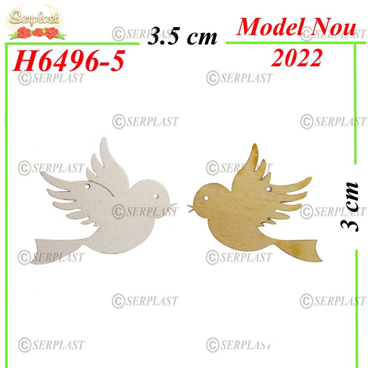 Decor Lemn Pasare Mica -H6496-5-0.5Lei-Decor din Lemn